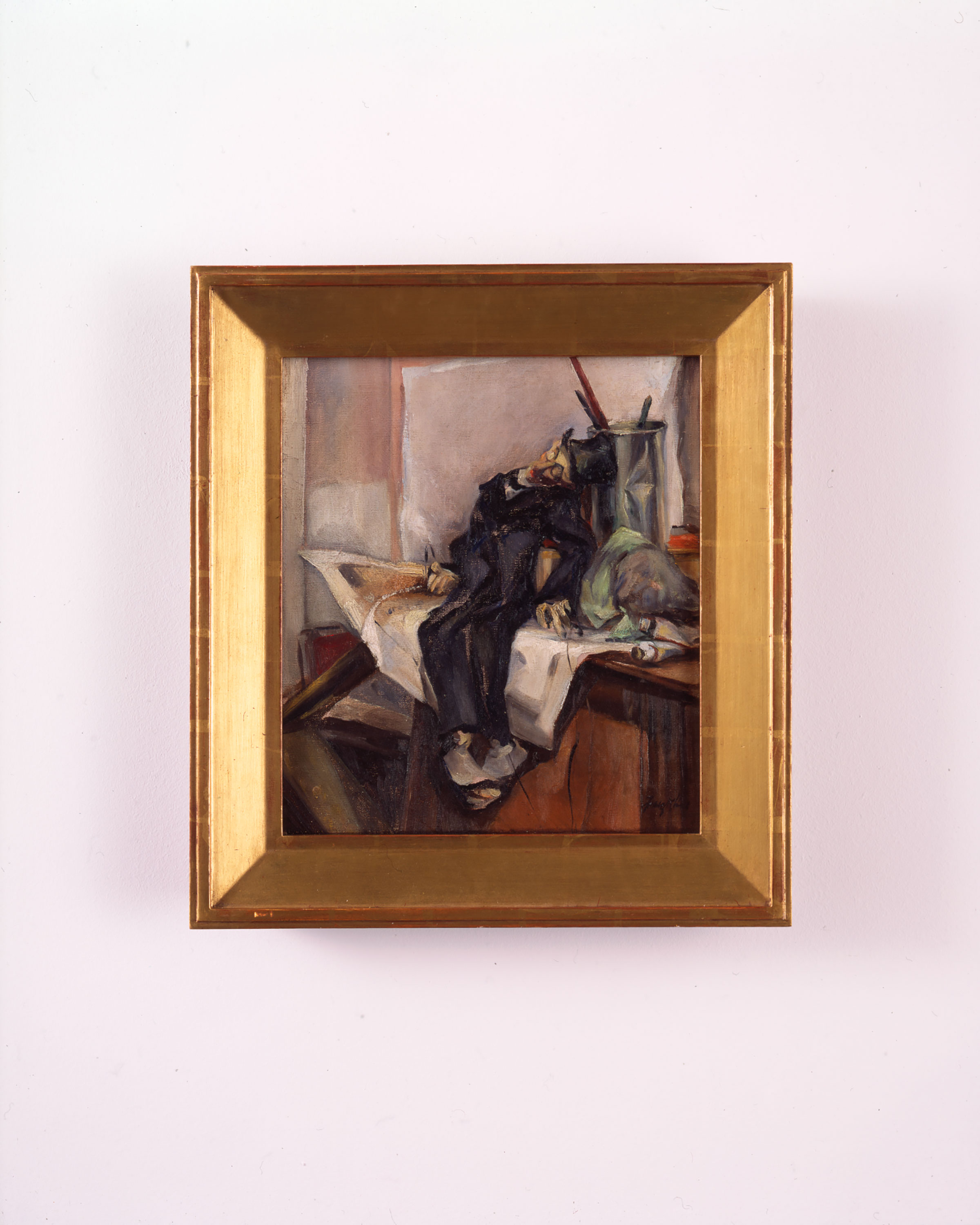 Franz Kline, Still Life with Puppet, 1940 ca